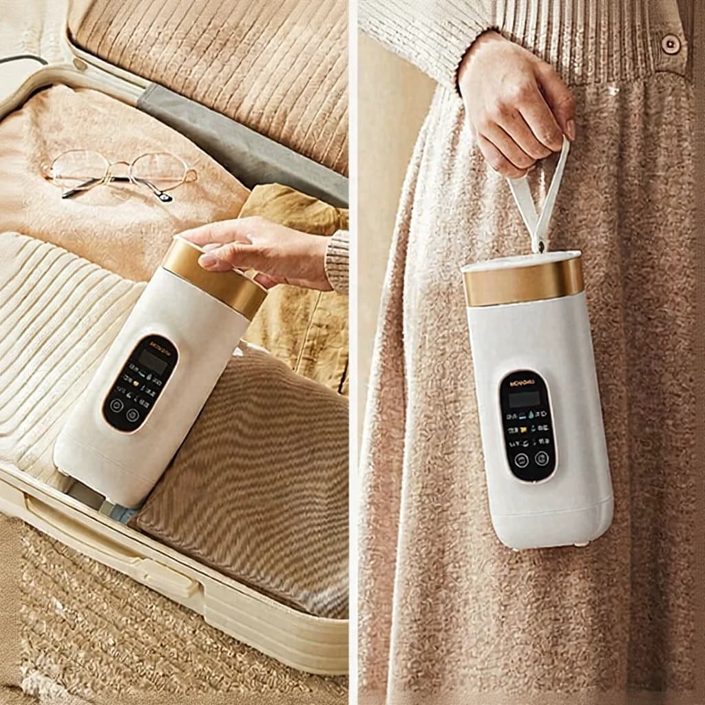 Bouilloire de voyage électrique portable avec maintien au chaud