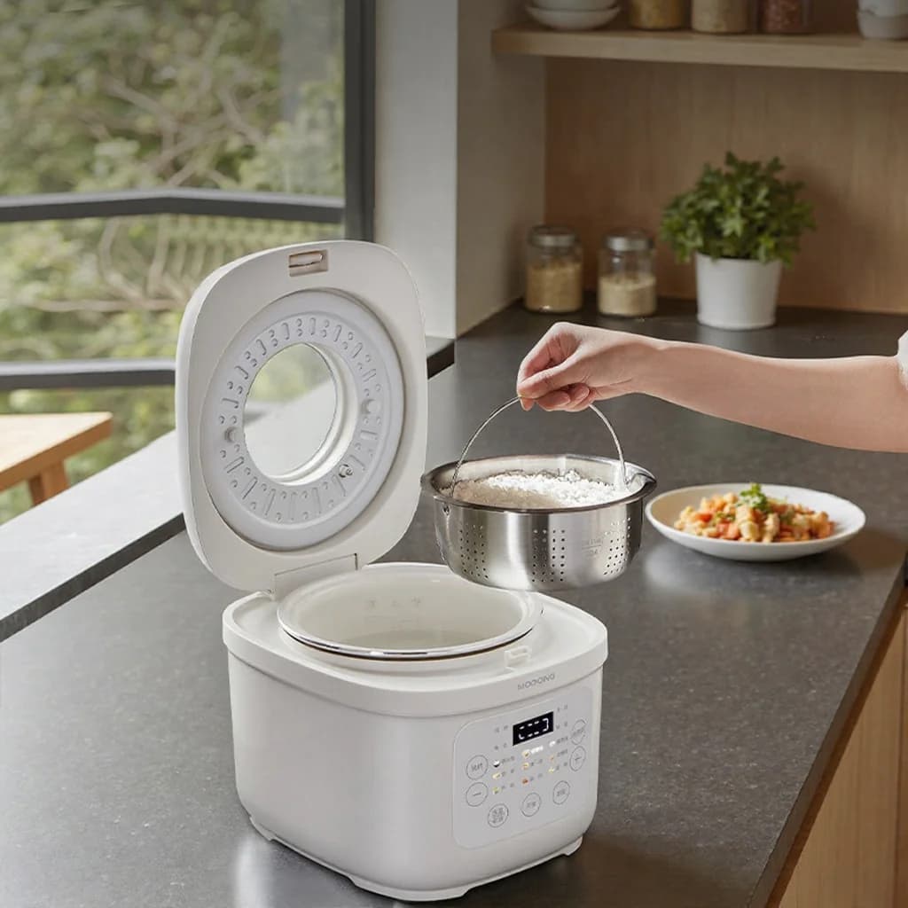Cuiseur à riz électrique 3L avec cuve intérieure revêtue de céramique