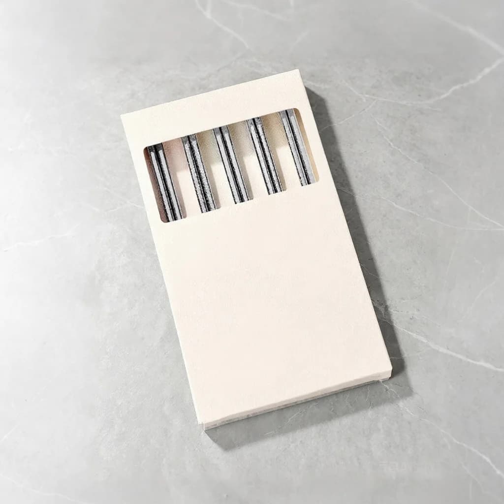 Set de baguettes en titane pur pour la maison, 5 paires