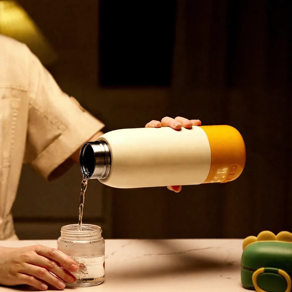 Tasse chauffante électrique portable avec contrôle de la température