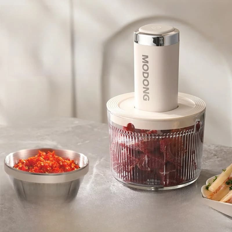Hachoir à viande électrique pour la maison, 2 vitesses, acier inoxydable