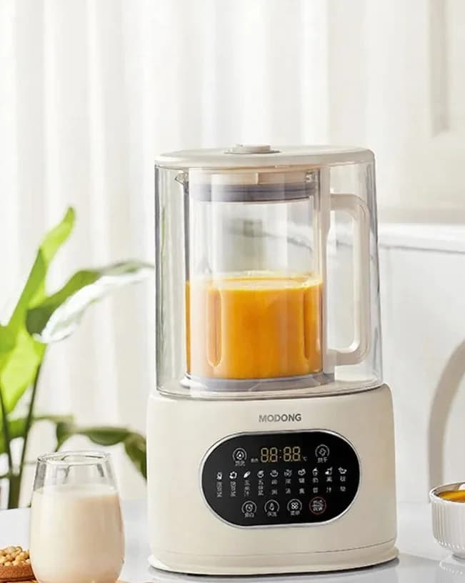 Mixeur électrique haute vitesse et machine à lait de soja avec chauffage