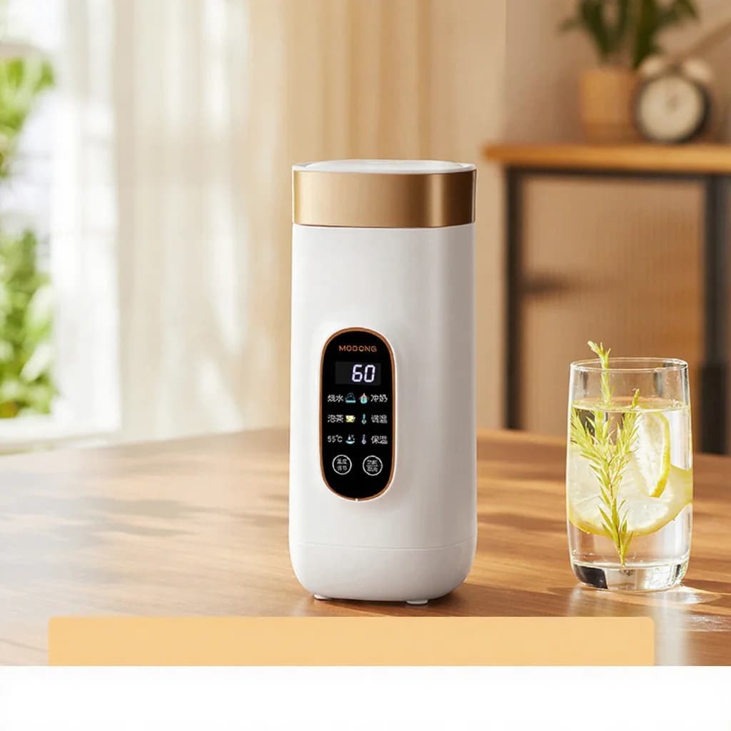 Tasse chauffante électrique portable avec réglage de température
