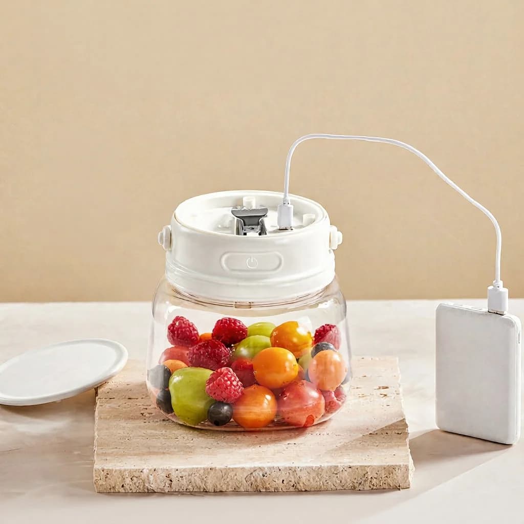 Laveur de fruits portable à oxygène actif, sans fil 3,7 V