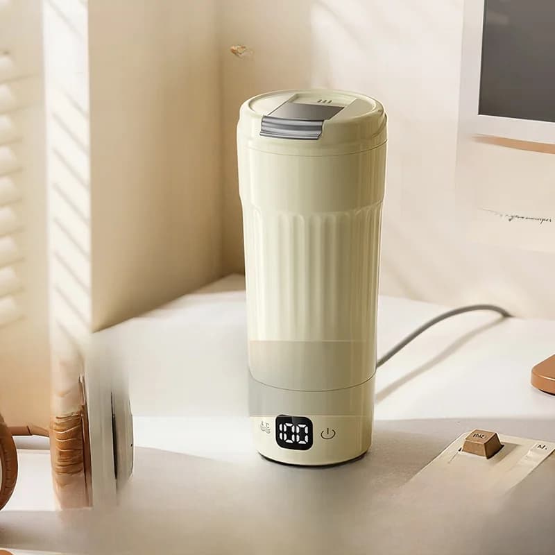 Tasse chauffante électrique portable avec 7 réglages de température