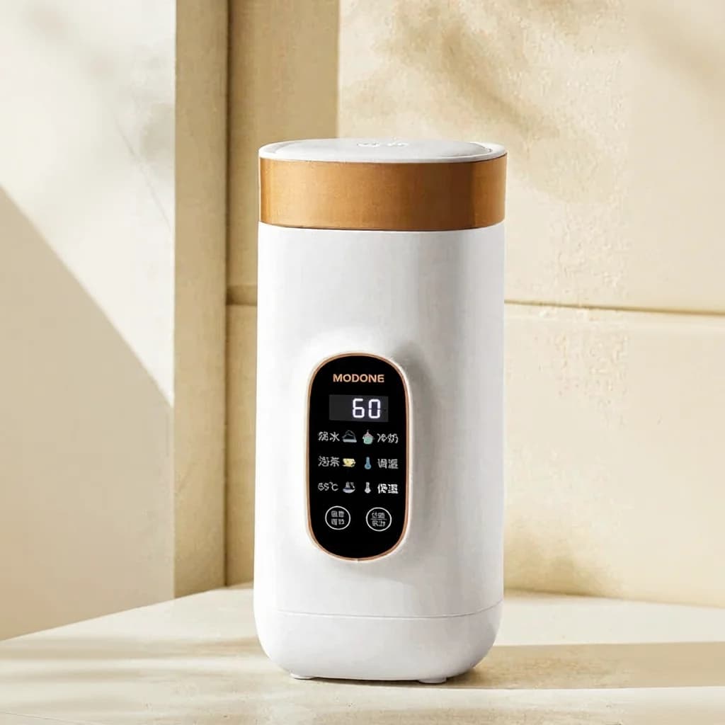 Tasse chauffante électrique portable 650ml avec revêtement intérieur 304 ou 316