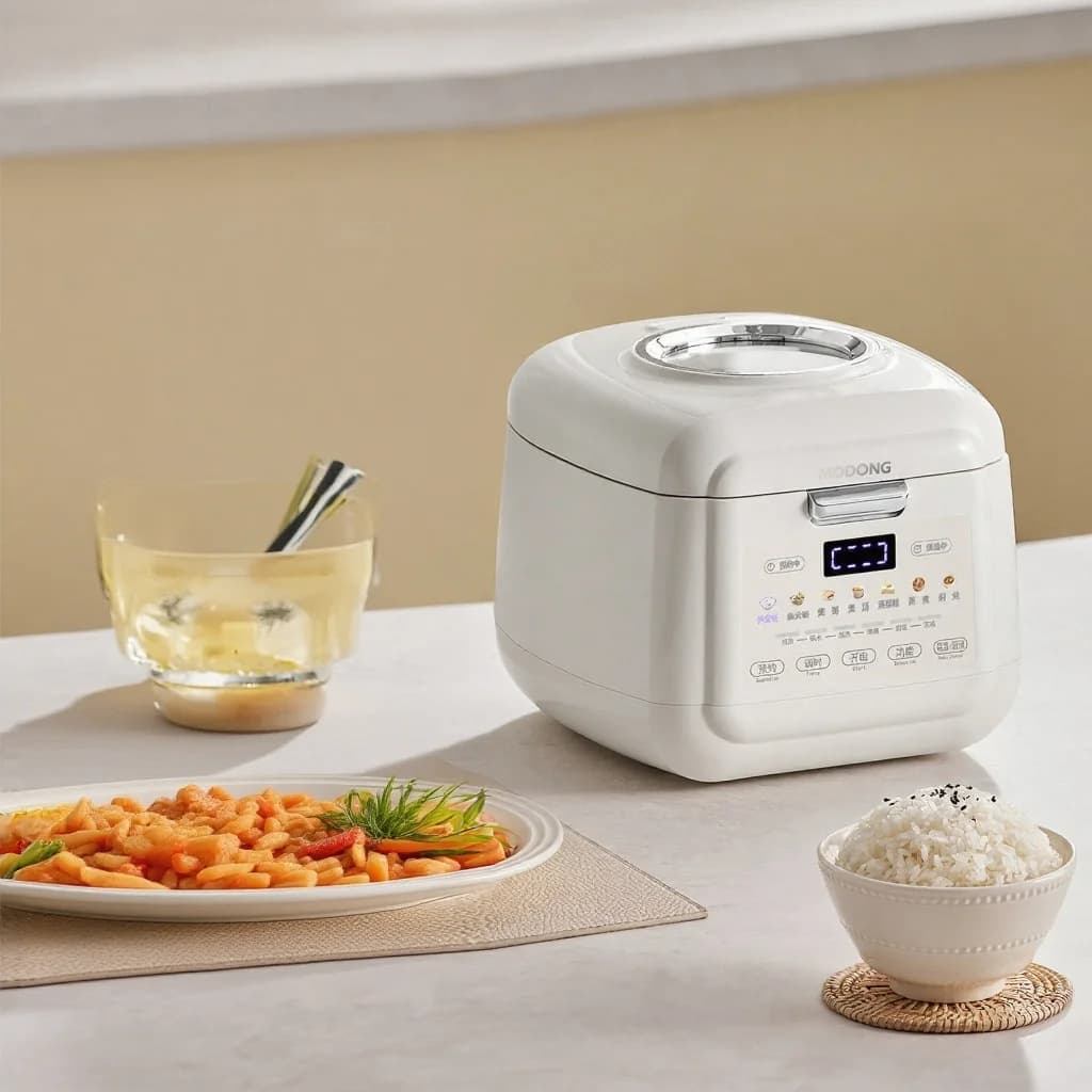 Cuit-riz électrique 2L avec cuisson à faible teneur en sucre et maintien au chaud