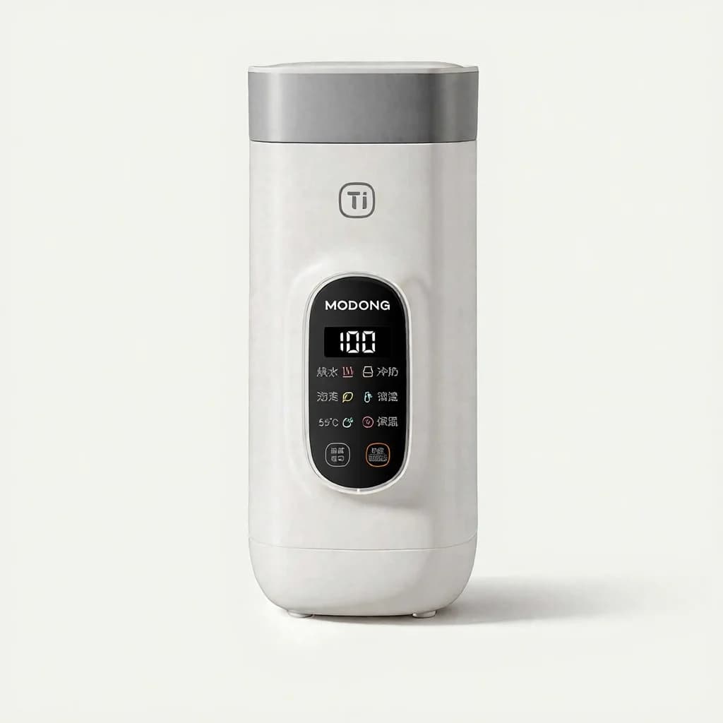 Tasse chauffante électrique de voyage en titane, 650ml, 220V