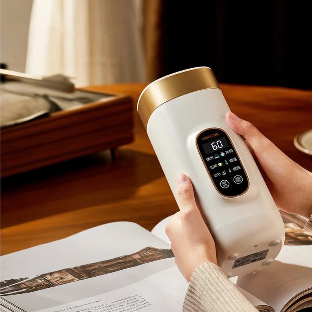 Tasse chauffante électrique portable avec contrôle de la température