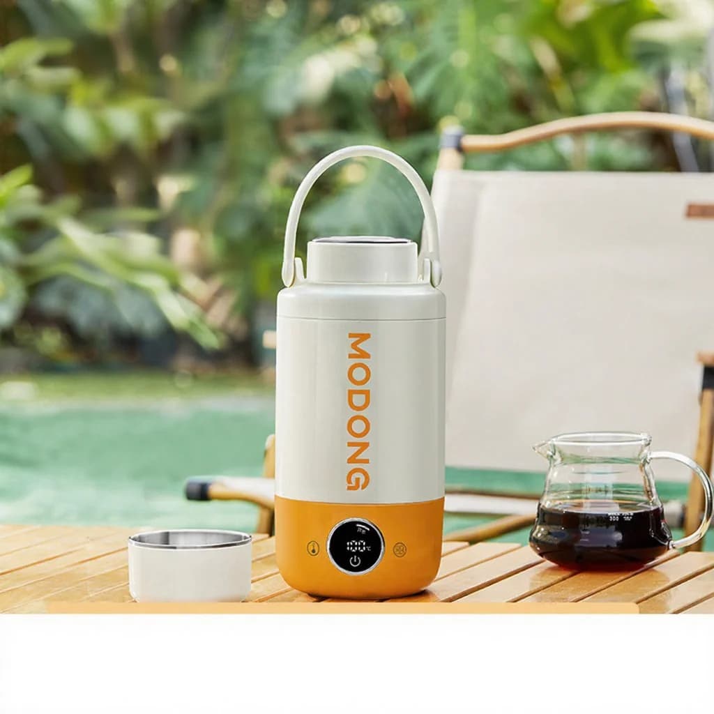 Tasse bouilloire électrique portable 1 L en acier inoxydable 316