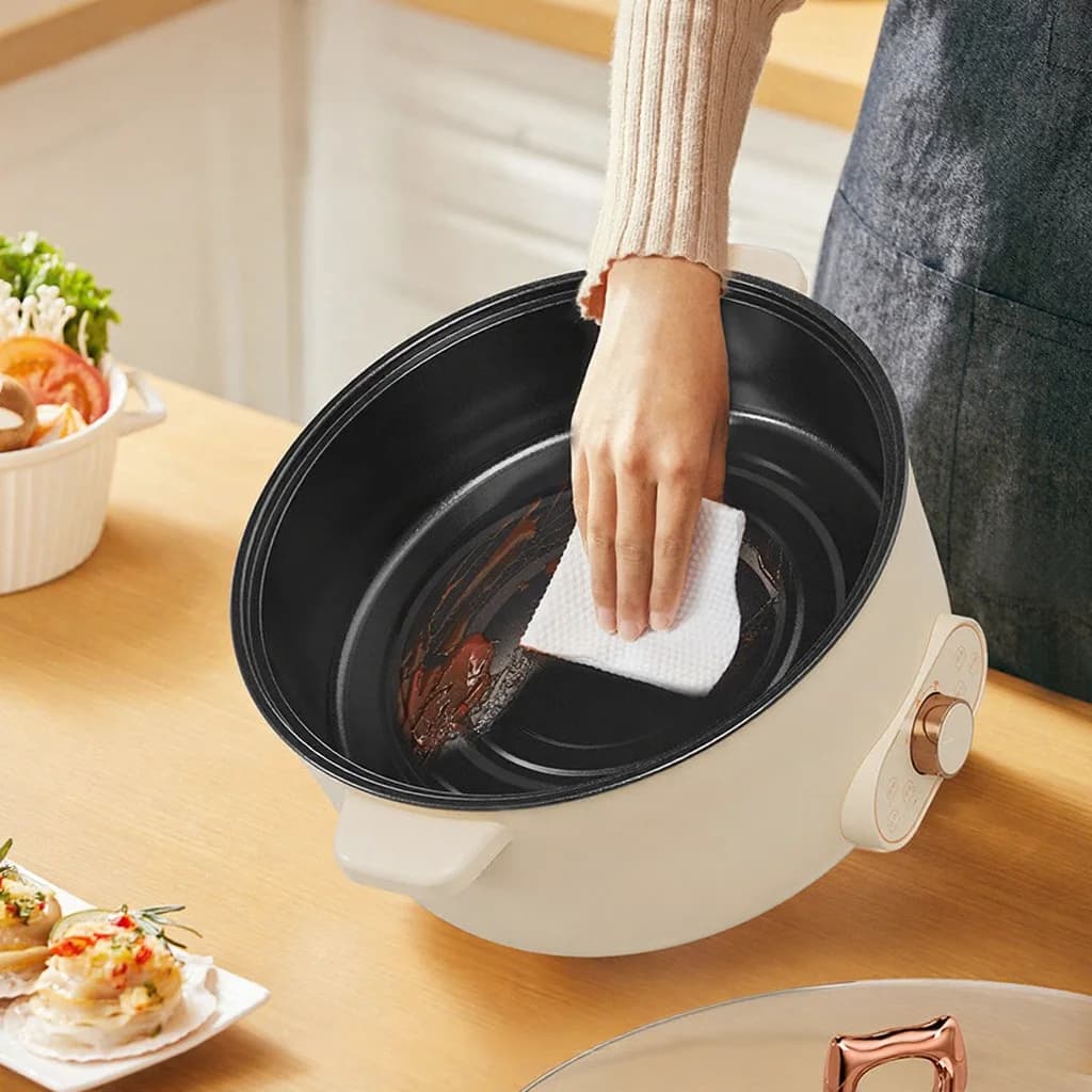 Marmite électrique avec cuiseur vapeur, 7L ou 8L, 220V