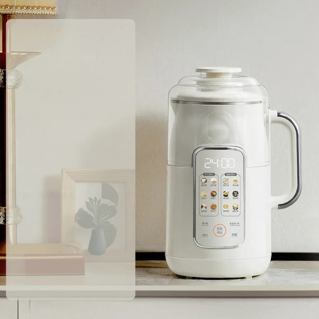 Blender chauffant 1,2 L à commande tactile, acier inoxydable