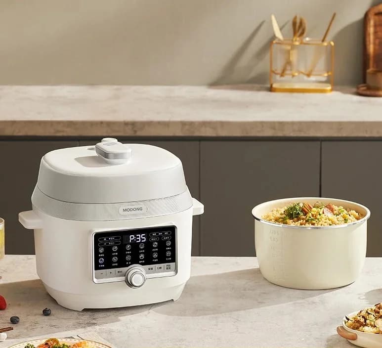 Cuiseur électrique sous pression 5L avec deux cuves intérieures