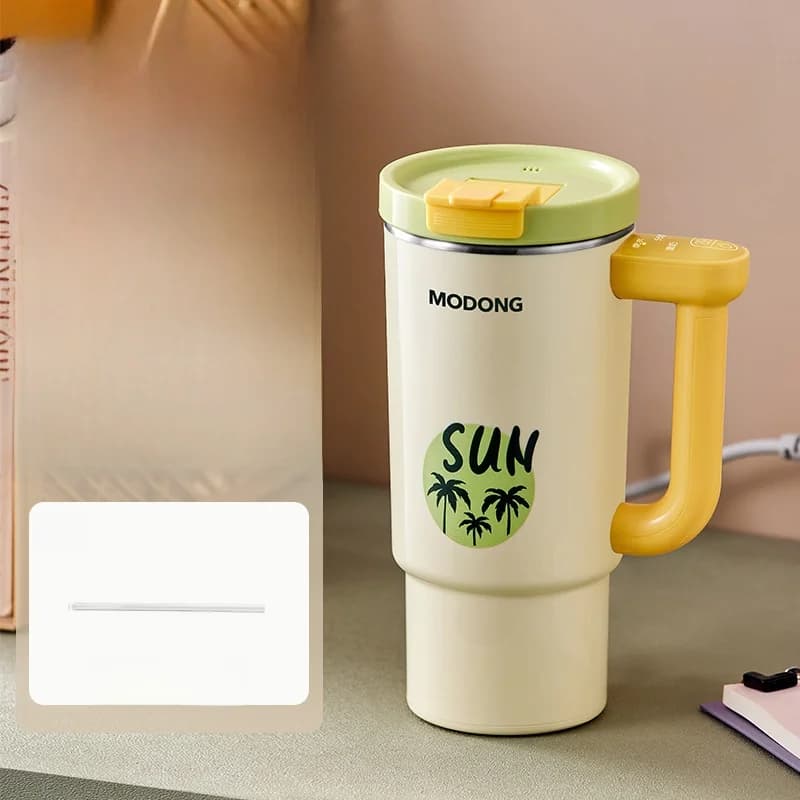 Tasse chauffante électrique portable pour voiture et voyage