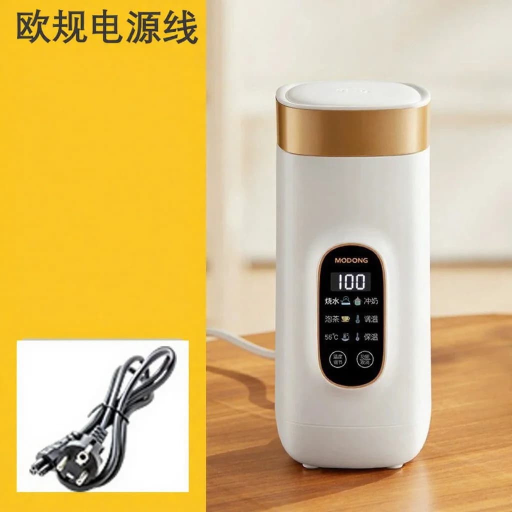 Tasse chauffante électrique portable 650ml avec revêtement intérieur 304 ou 316
