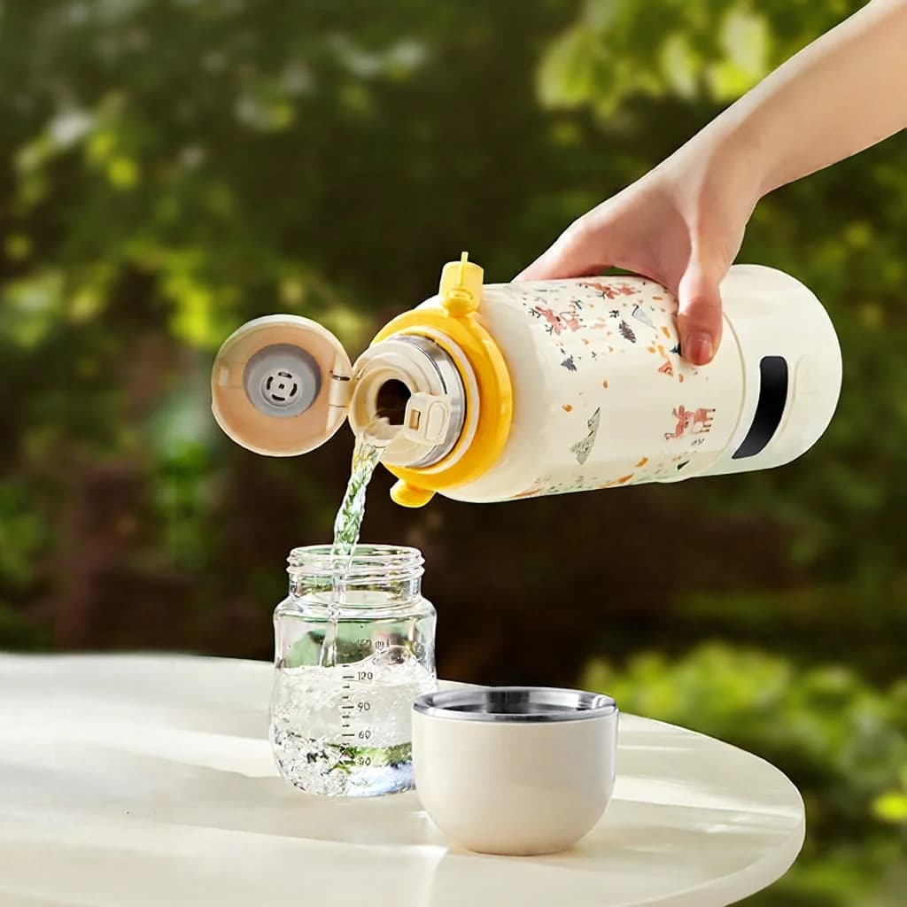 Tasse chauffante électrique portable avec ébullition à 100°C et thermostat