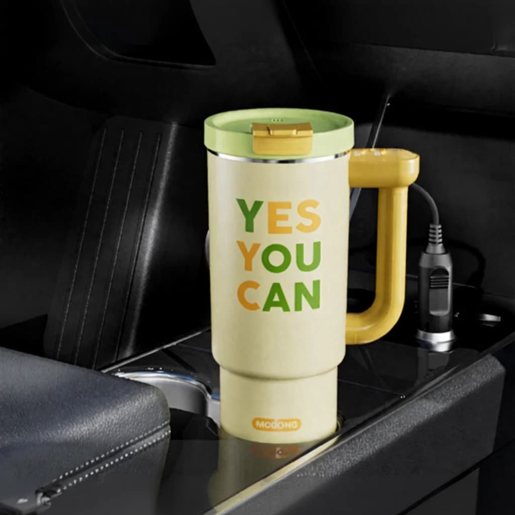Tasse chauffante électrique portable pour voiture et voyage