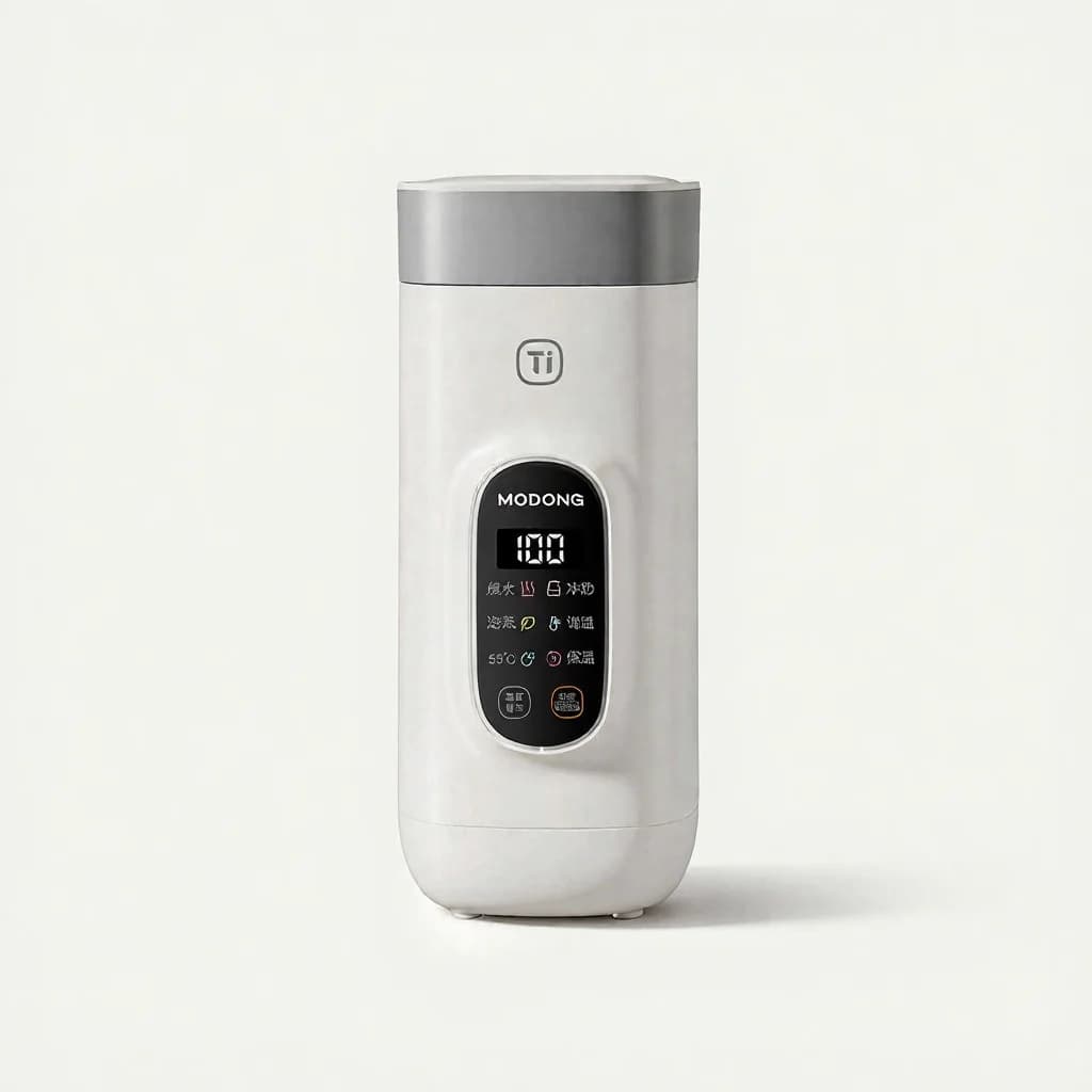 Tasse chauffante électrique portable avec fonction maintien au chaud