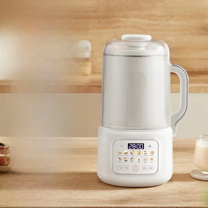 Blender chauffant avec capacité de 1,2 L, commande tactile, acier inoxydable