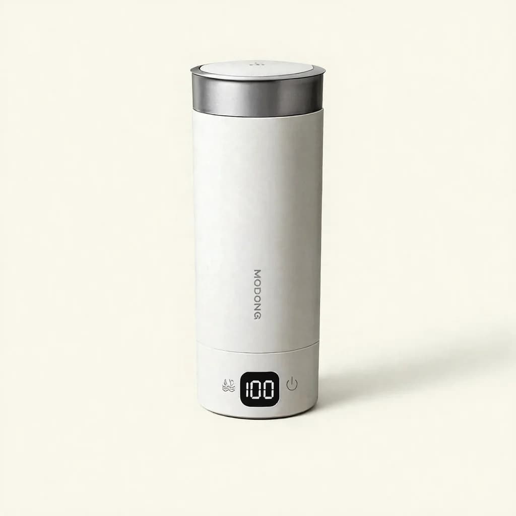 Tasse chauffante électrique portable 350ml acier inoxydable 316L