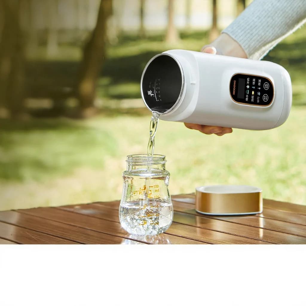 Gobelet chauffant électrique portable avec contrôle de la température