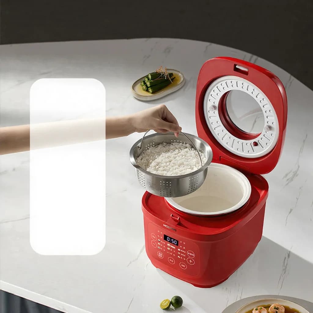 Cuiseur à riz électrique 3L avec cuve céramique, 600W