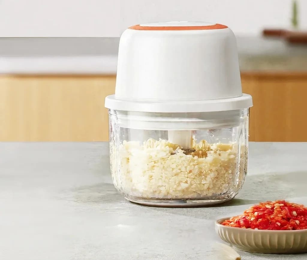 Mini hachoir à ail électrique, robot culinaire 300ml 5V 45W