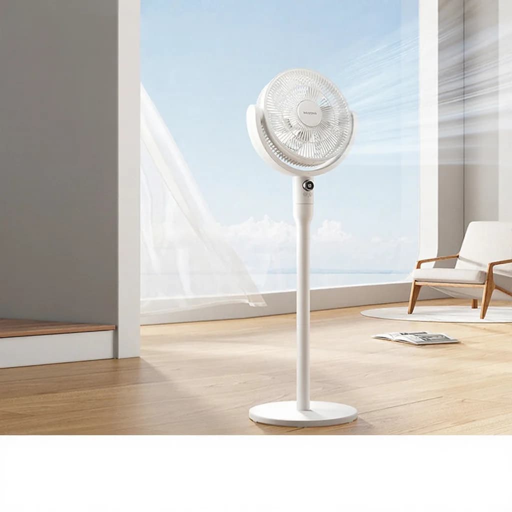 Ventilateur de circulation d'air de table avec commande vocale et oscillation