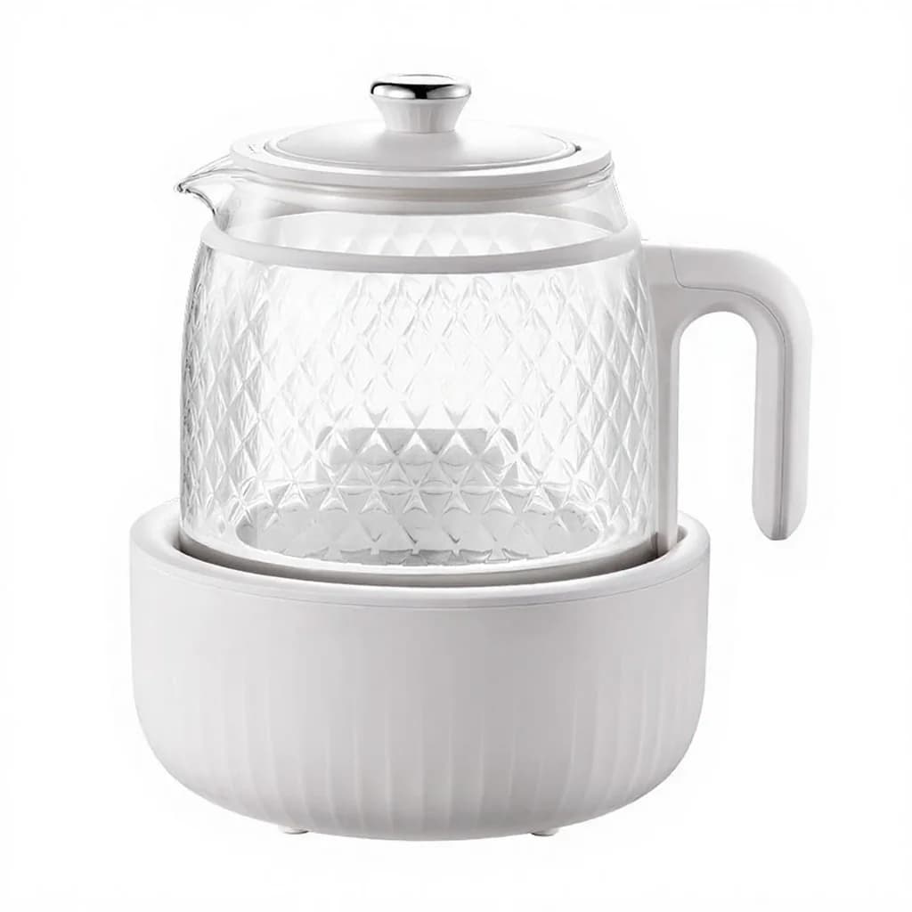 Bouilloire électrique en verre à thermostat