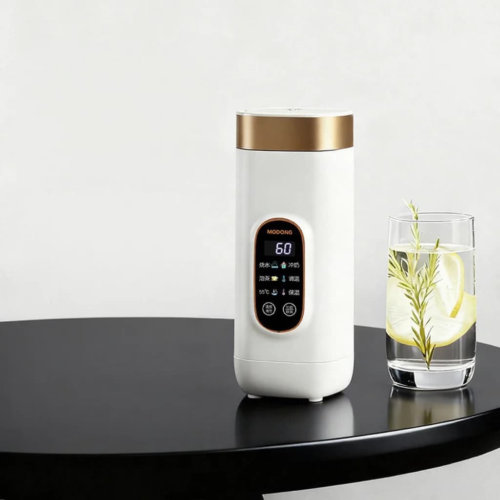 Tasse chauffante électrique portable avec contrôle de la température
