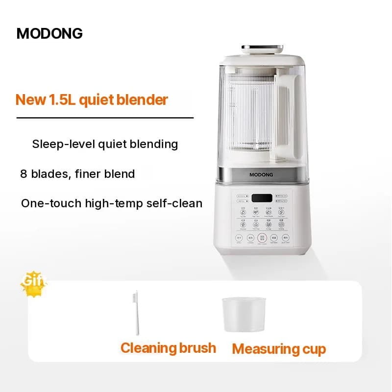 Blender chauffant silencieux avec fonction maintien au chaud