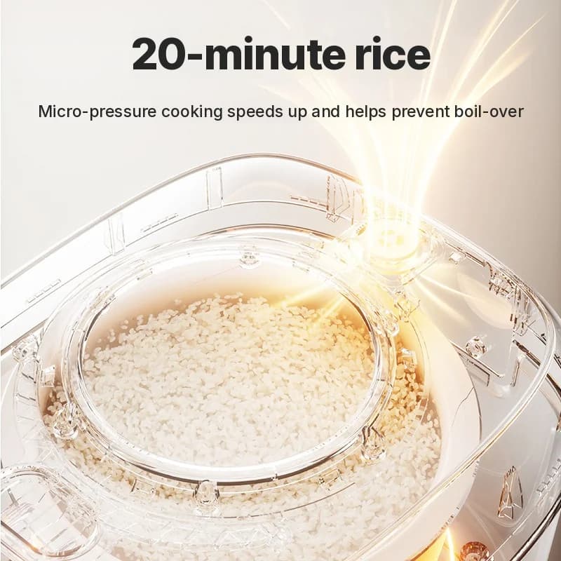 Cuiseur à riz électrique 3L avec cuve céramique, 600W