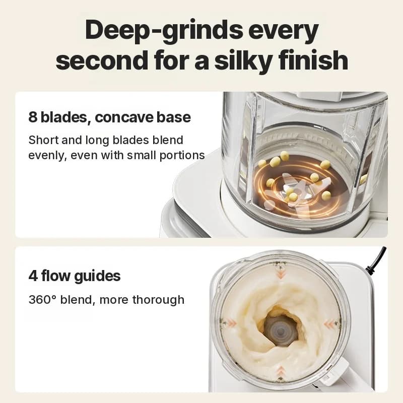 Blender chauffant pour soupe, jus, aliments pour bébé, lait de soja