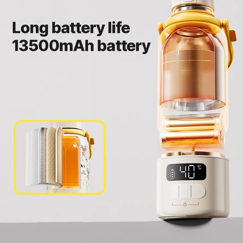 Tasse chauffante électrique portable avec ébullition à 100°C et thermostat