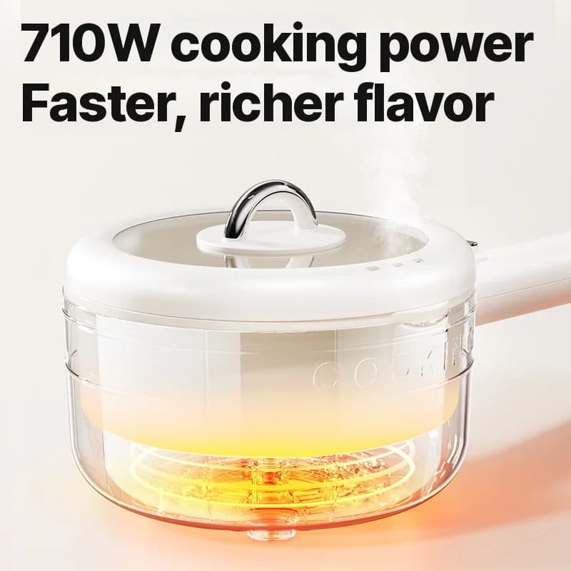 Cuiseur électrique avec cuve céramique et vapeur