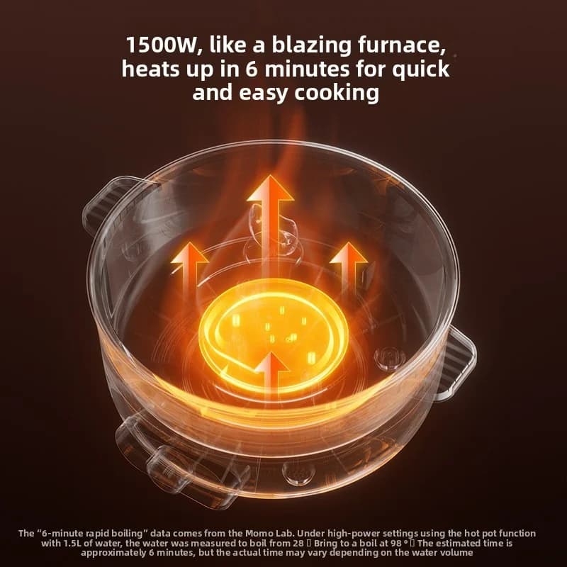 Marmite électrique avec cuiseur vapeur, 7L ou 8L, 220V