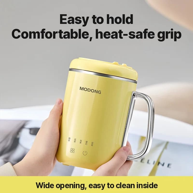 Tasse à ragoût électrique portable 450ml 220V avec filtre et cuillère