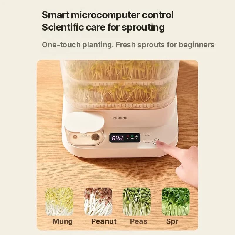Machine à germer électrique pour la maison 1.5L 20W 3 niveaux