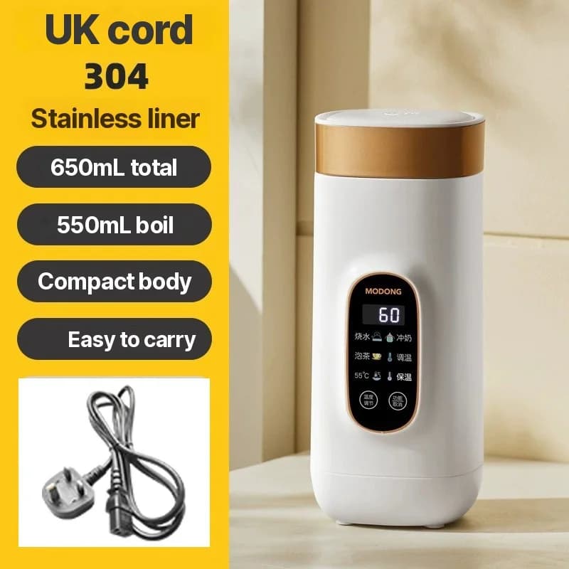 Tasse chauffante électrique portable avec contrôle de température