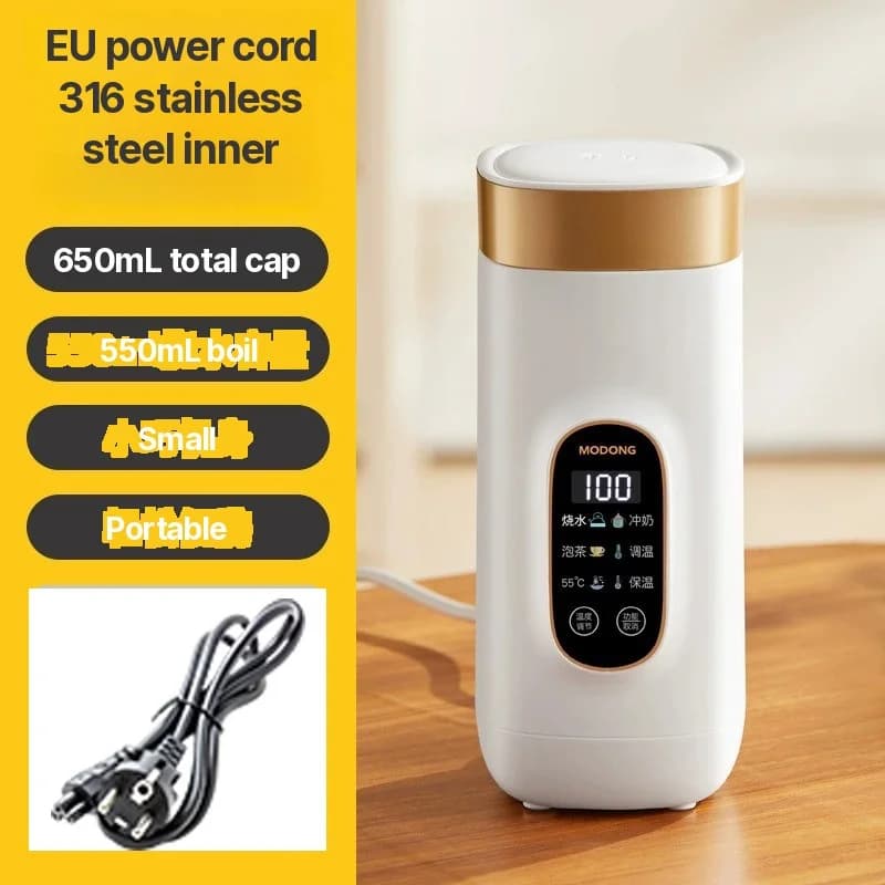 Tasse chauffante électrique portable avec contrôle de la température