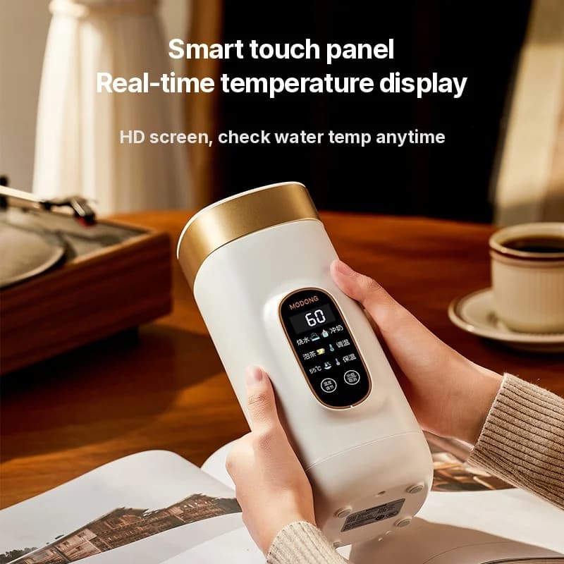 Tasse chauffante électrique portable avec contrôle de température