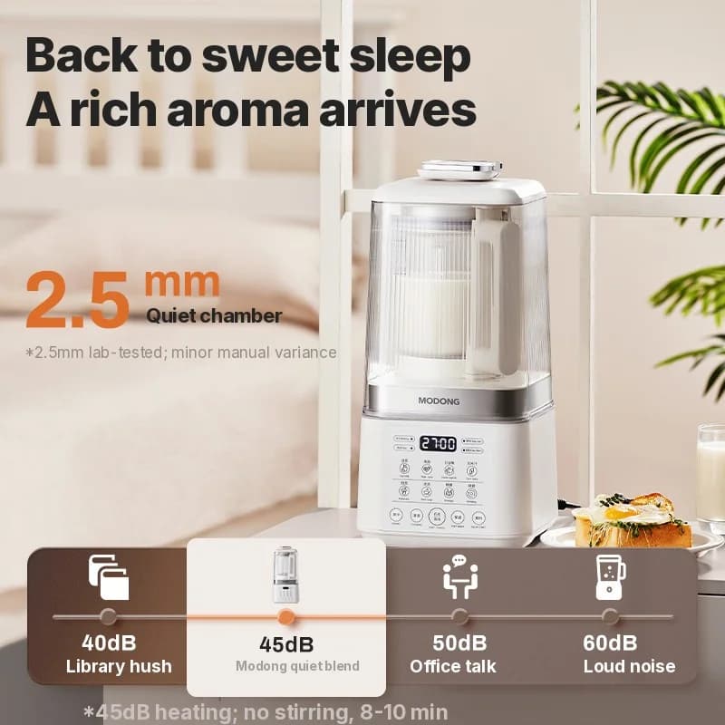 Blender chauffant pour soupe, jus, aliments pour bébé, lait de soja