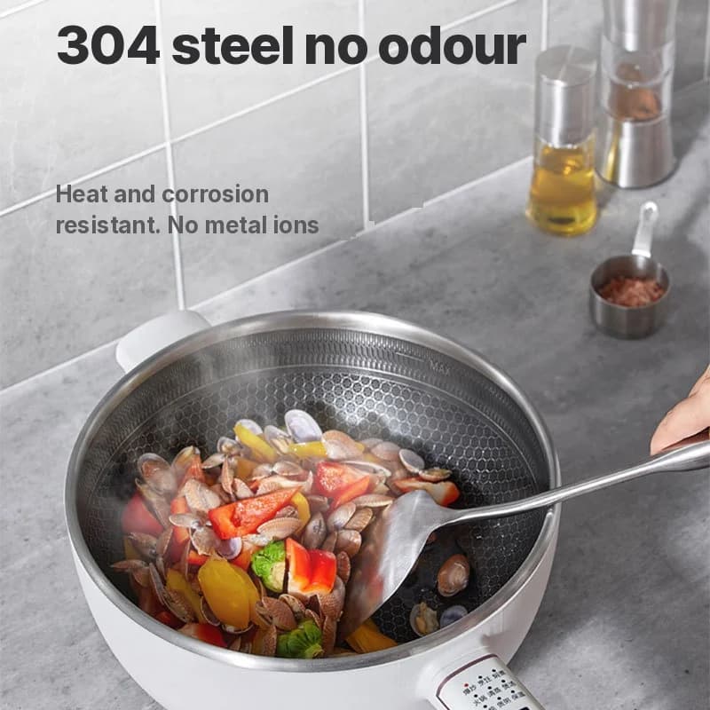 Marmite électrique en acier inoxydable 6L commande tactile 220V