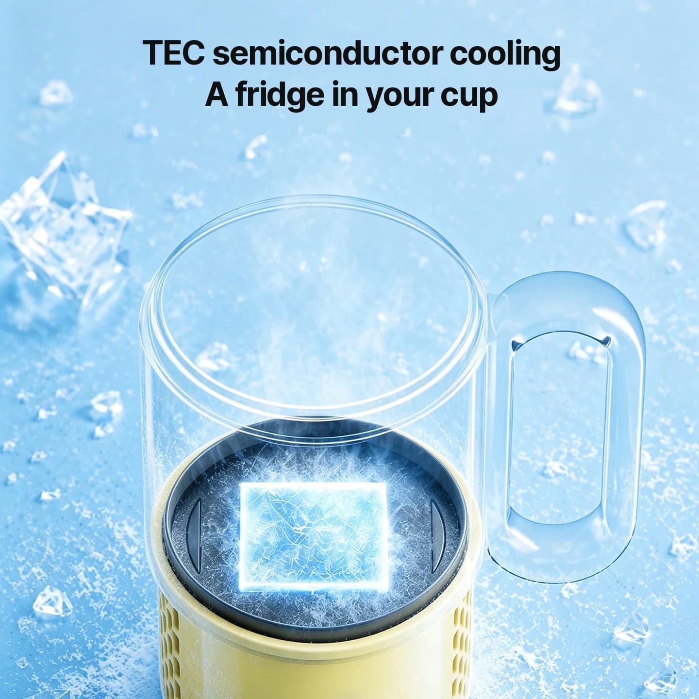 Tasse portable chauffante et réfrigérante 450 mL 36 W commande tactile