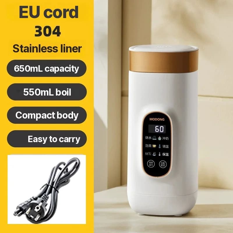 Tasse chauffante électrique portable avec contrôle de température