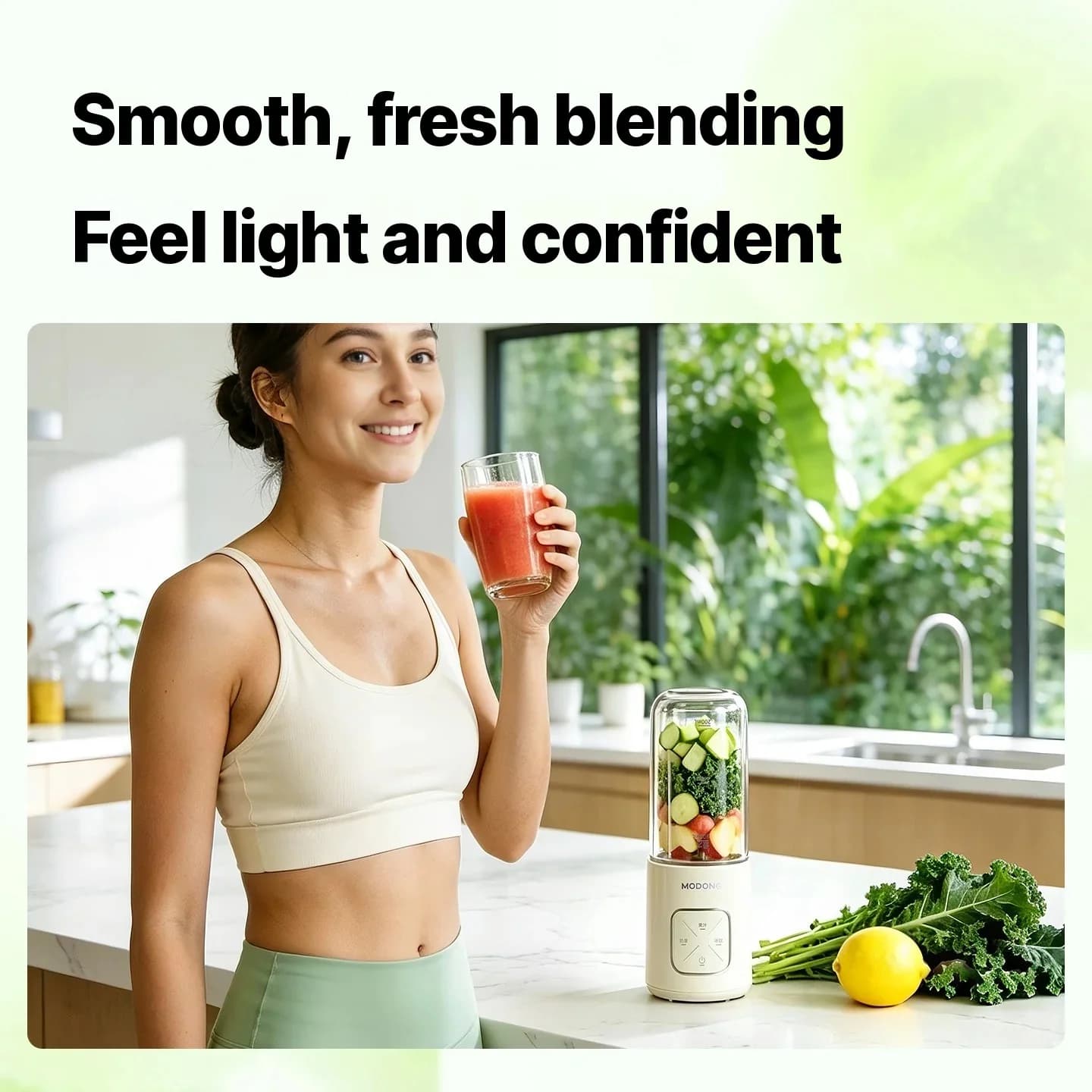Tasse mixeur sans fil portable pour jus et smoothies