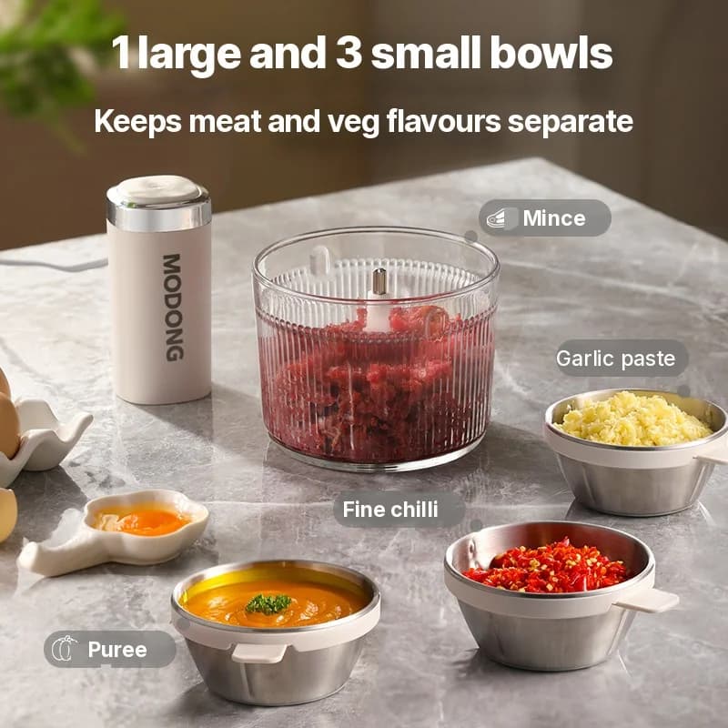 Hachoir à viande électrique pour la maison, 2 vitesses, acier inoxydable