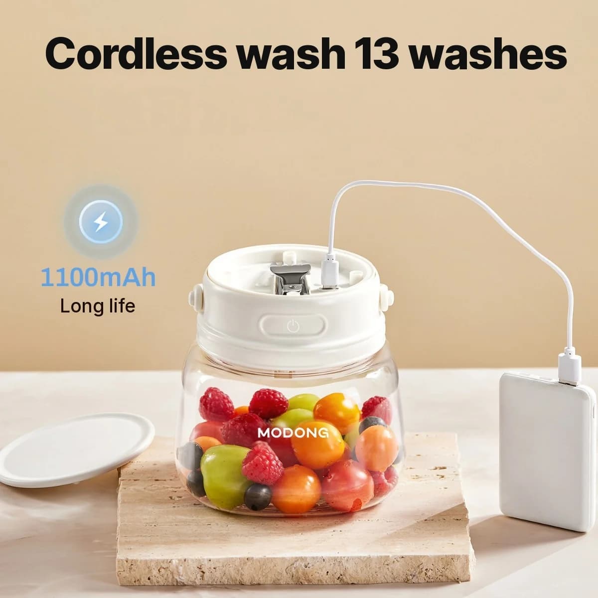 Lave-fruits et légumes portable, 4W