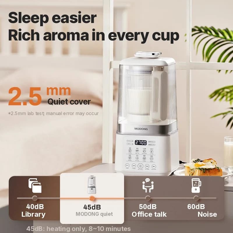 Blender chauffant pour soupe, jus, aliments pour bébé, lait de soja