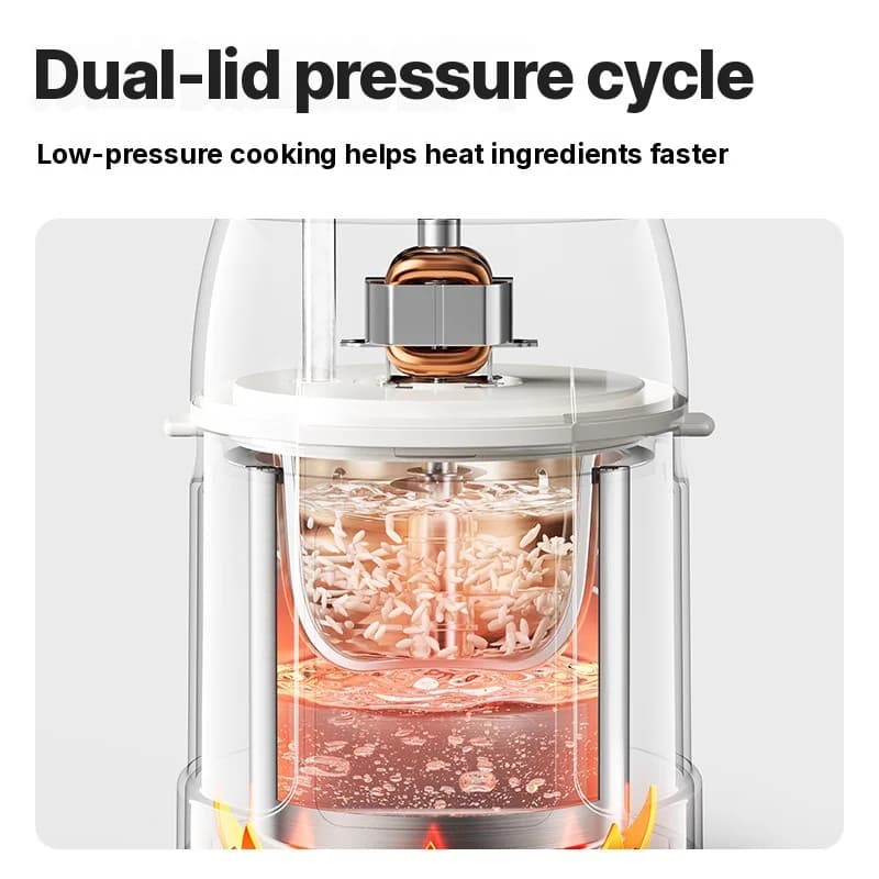 Robot culinaire pour bébé avec chauffage, vapeur et broyage